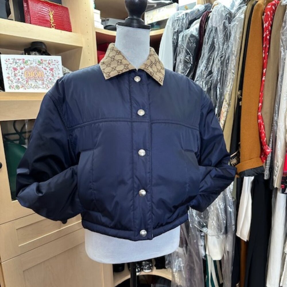 Gucci Brand New Reversible Size 40 Bomber Jacket - Picture 2 of 15
